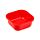 Foodiemals Elidi the Strawberry Erdbeere Stapelbare Bentobox mit Clipverschluss