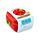 Foodiemals Elidi the Strawberry Erdbeere Stapelbare Bentobox mit Clipverschluss
