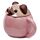 Mopps der Mops Hund Tasse mit Tier-Deckel