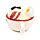 Foodiemals Nori the Ramen Nudelsuppe Keramikbecher mit Deckel