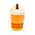 Foodiemals Pumpkin Spiced Latte Keramikbecher mit Deckel