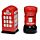 Keramik London Salz & Pfefferstreuer Set, Brief-und Telefonbox