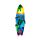 An der Küste 3D Souvenir-Magnet  Tropische Meeresbewohner in Surfbrettform