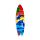 An der Küste 3D Souvenir-Magnet  Tropische Meeresbewohner in Surfbrettform