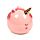 Enchanted Rainbows Unicorn Einhorn Rosa Keramik-Spardose