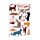 Feline Fine Katzen liniertes A5-Notizbuch aus Recyclingpapier