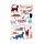 Feline Fine Katzen liniertes A5-Notizbuch aus Recyclingpapier