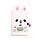 Adoramals Frances the Rabbit Hase Plüsch-Notizbuch mit Schloss & Schlüssel