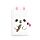Adoramals Frances the Rabbit Hase Plüsch-Notizbuch mit Schloss & Schlüssel
