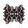 Halloween Skelett Packung mit 12 3-lagigen Papierservietten
