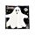 Halloween Geist Packung mit 12 3-lagigen Papierservietten