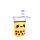 Foodiemals Boba the Bubble Tea Pop-Up Canvas-Federmäppchen