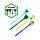 Minecraft Chibi Radierbarer Kugelschreiber mit Minecraft-Silikon-Topper 4er-Set