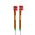 Minecraft Tools Werkzeug Radierbarer Kugelschreiber mit Silikon-Topper 8er-Set