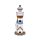 Strand-Souvenir - Leuchtturm Figur mit weißen Fischen