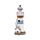 Strand-Souvenir - Leuchtturm Figur mit weißen Fischen