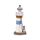 Strand-Souvenir - Leuchtturm Figur mit weißen Fischen