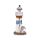 Strand-Souvenir - Leuchtturm Figur mit weißen Fischen