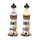 Strand-Souvenir - Leuchtturm Figur mit Muscheln und LED-Licht