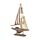 Strand-Souvenir - Segelboot gestreifter Stoff