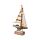 Strand-Souvenir - Segelschiff mit Muscheln und LED-Licht
