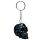Skulls & Roses Totenkopf dunkles Metall & Gold Schlüsselanhänger
