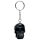 Skulls & Roses Totenkopf dunkles Metall & Gold Schlüsselanhänger