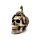 Totenkopf mit Skorpion-Ornament