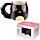 Feline Fine Schwarze Katze geformte Tasse  