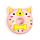 Einhorn Donut Radiergummi in Minibox