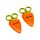 Foodiemals Cecil the Carrot Karotte Kinderschere in Halter