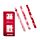 Amore Heart Herz Pop Top Textmarker 3er-Set