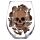 Skulls & Roses Totenkopf Trinkgläser 2er-Set