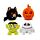 Adoramals Halloween Sprungkräftiger Plüsch-Ball Flummi