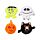 Adoramals Halloween Sprungkräftiger Plüsch-Ball Flummi
