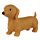 Dehnbarer Dackel Hund