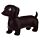 Dehnbarer Dackel Hund