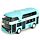 Diecast Zurückziehen Bus Spielzeugauto