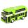 Diecast Zurückziehen Bus Spielzeugauto