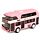 Diecast Zurückziehen Bus Spielzeugauto
