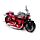 Motorrad Push/Pull Action-Spielzeug