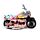 Motorrad Push/Pull Action-Spielzeug