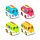 Cartoon Food Truck Push/Pull Action Spielzeug