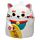 Maneki Neko Glückskatze Umgedrehter Becher  
