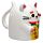 Maneki Neko Glückskatze Umgedrehter Becher  
