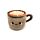 Foodiemals Cappuccino Mikrowellengeeignetes Plüsch Lavendel Wärmepack