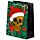 Weihnachten Totenkopf metallische Geschenktasche - (L)