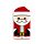 Festive Friends Weihnachtsmann Aufklappbarer Notizblock