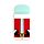 Festive Friends Weihnachtsmann Aufklappbarer Notizblock