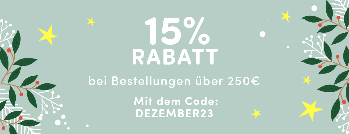 15% Rabatt!